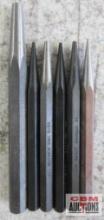 Mayhew 6pc Pro Solid Punch Set 20000 - 3/32" Punch - Set of 2 20001 - 1/8" Punch 20004 - 1/16" Punch