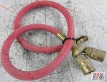 Goodyear 3/8" Air Hose w/ 3 Way Brass Splitter