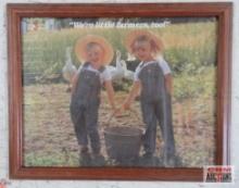 "We're Little Farmers, Too!" 16" x 20" Picture
