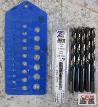 Triumph MRO Plus 022721 21/64" Black & Gold Oxide, Jobbler Length Drill Bit - Set of 5 LeBlond