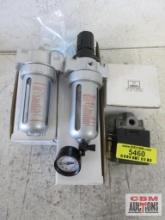 Sunny SP-204 Pressure Control Switch... FR802N 1/4" Filter Regulator... L802N 1/4" NPT Lubricator ..