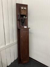 Western Electric 1892 OAK 6 ft tall telephone