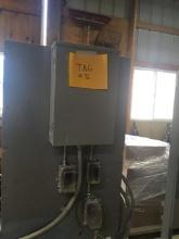 Temporary Electric panel on stand