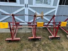 Ensley 6 reel wire cart-Model E-250