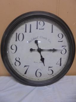 Baldauf Clock Co Round Wall Clock