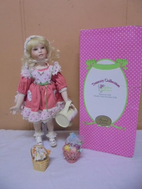 Paradise Galleries Porcelain Spring Doll