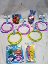 Qty 9 Pieces Kids Water Toys.