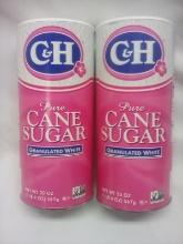 White cane sugar 2-20oz containers