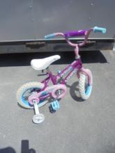 Small Girls Huffy Seastar Bicycle w/ Training Wheels