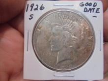 1926 S int Silver Peace Dolar