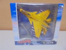 Die Cast Pull Back Airplane w/ Display Stand