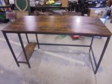 Metal Wood Top Desk