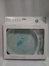 Disney Baby Silicone Plate and Spoon Set- Disney 100 “Ariel”