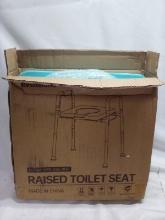 Light Teal Restisland Raised Toilet Seat