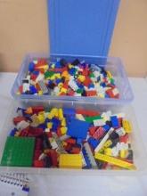 2 Totes of Assorted Legos