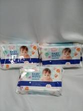 Parents Select Unscented Baby Wipes, 3-80 ct packages