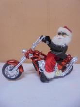 Santa on Motorcycle