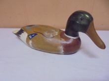 Hand Painted Wooden Duck