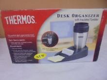 Thermos Desk Organizer w/ Insulated Tumbler