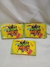 3 Boxes of Original Sour Patch Kids