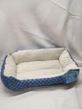 Forever Pals Blue 20”x12” Cuddler Pet Bed