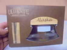 Alaskan Ulu Knife & Display Stand