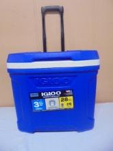Igloo 28 Quart 3 Day Icce Retention Roller Cooler