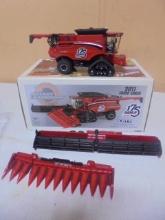 Ertl 1:64 Scale Die Cast Case IH 2017 Farm Show 175 Anniversary Combine w/ Both Heads