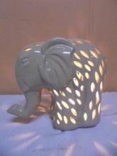 Ceramic Elephant Accent Light