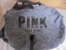 Ladies Pink Love Pink Duffel Bag