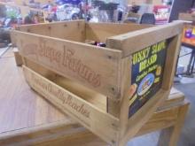 Sunny Slope Brand Peaches Advertisement Crate