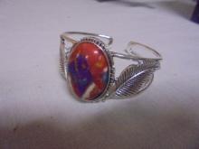 Beautiful Ladies Cuff Bracelet w/ Large Stone