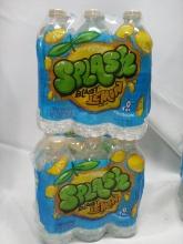 2 Packs of 6 Splash Blast Electrolyte Flavored Water- Lemon