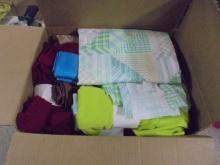 Large Box Full of Brand New Assorted Fabric