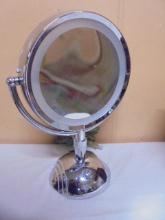 Conair Chrome Magnifying Lighted Make-Up Mirror