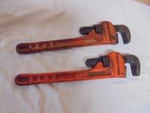 (2)14in Craftsman Pipe Wrenches