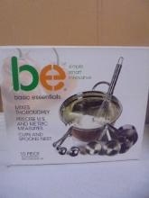 be 10pc Stainless Steel Mix & Measure Set