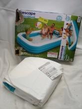 Bluescape 72”Wx120”Lx22”H Inflatable Family Pool