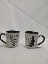 2 Ceramic Coffee Mugs.