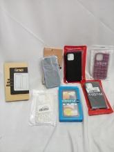 7Pc Assorted iPhone Case and Glass Protector Lot