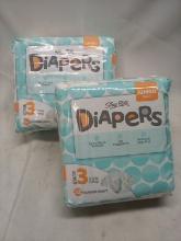 2 Jumbo 32Cnt Pack of ShopRite Stage 3 (16-28Lbs) Diapers