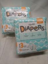 2 Jumbo 32Cnt Pack of ShopRite Stage 3 (16-28Lbs) Diapers