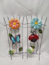 Pair of TrueLiving Outdoors Metal Decorative Trellises- Tags Say $6 Each