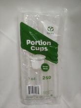 Portion cups, #250 of 1 oz cups