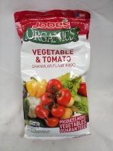 Jobes Organics Vegetable & Tomato granular plant food, 4lb bag