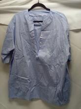 Blue ¾ sleeve blouse, 2xl