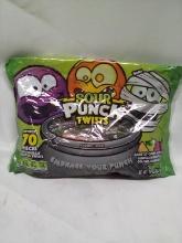 70Pc Bag of Sour Punch Twists- Ghostly G.Apple, Ghoulish Grape, Oozing Orange