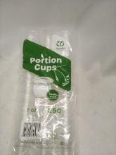 1oz Portion Cups. Qty 250.