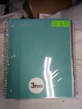 3 Pack Mintra Notebooks.