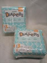 2 Jumbo 32Cnt Pack of ShopRite Stage 3 (16-28Lbs) Diapers